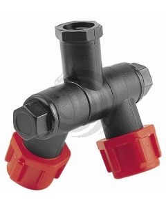 Portaboquilla Articulado Doble 3/8" HI Roscado