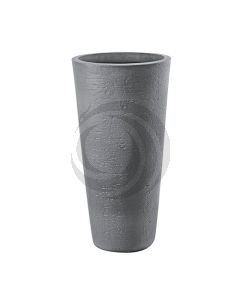 Macetero Petra 65 L Gris (d40xh78cm) Plástico Italiano