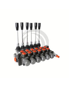 Valvula Direccional Oleohidraulica 6 Seccion 40 L 4/3 Centro Tandem