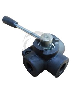 Valvula 3 vias Diverter 3/8" Centro Abierto