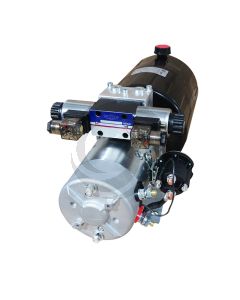 Central Oleohidraulica 12V 1,6kW 2,1CC 2 Efectos Estanque 8L