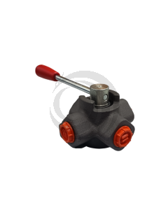 Valvula 4 vias Diverter 1/2"  Centro Cerrado