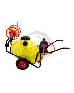 Pulverizador Carro 100 L Electrico 20L/min Carrete 25M Lanza