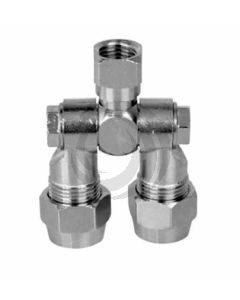 Portaboquilla Doble Articulado 1/4" HE 40 Bar