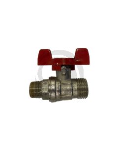 Llave de Bola 1/2" x 1/2" HE-HE Mariposa