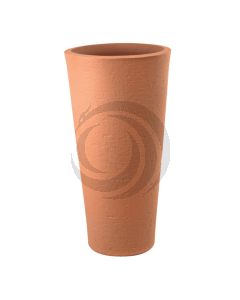 Macetero Petra 65 L Terracota (d40xh78cm) Plástico Italiano