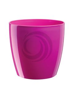 Macetero Monaco 4 L Fucsia (D19xH18 cm) Plástico Italiano