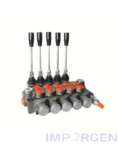 Valvula Direccional Oleohidraulica 5 Seccion 80 L 4/3 Centro Tandem