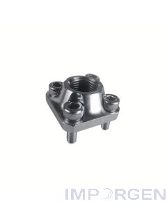 Flange Recto Bomba Hidraulica 3/4" M10.