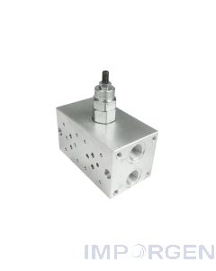 Block Tipo Serie Valvulas Solenoides 2 Secciones