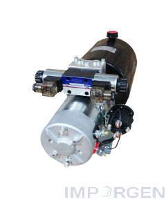 Central Oleohidraulica 24V 2kW 2,5CC 2 Efectos Estanque 8L