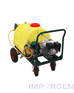 Pulverizador Carro 200 L Bencinero 30L/m Carrete 50M Lanza