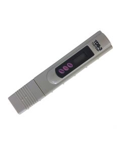 Medidor digital de pureza de agua TDS. Instrumento medidor de partículas disueltas totales TDS. Ideal para filtros de agua y monitorear la calidad del agua.