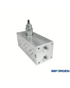 Block Tipo Serie Valvulas Solenoides 3 Secciones