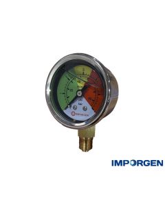 Manómetro 0-6 bar psi glicerina presión pulverización regulacion de flujo caudal agua 