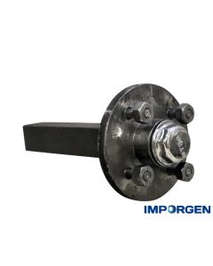 Semieje 4 Pernos 40x40 200 mm 300kg.40km/h.max. Ideal para el uso en carros y equipos móviles en el área de la agricultura.