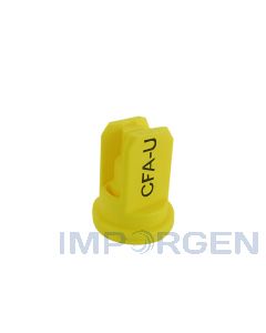 Boquilla Plastica Abanico Antideriva CFAU 110-02 Amarilla (CVI)