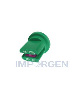 Boquilla Ceramica Abanico WRC 110-015  Verde (AXI)