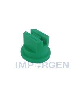 Boquilla Plastica Abanico Plano EF 80-015 Verde (AXI)