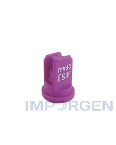 Boquilla Plastica Abanico Antideriva CFAU 110-025 Violeta (CVI)