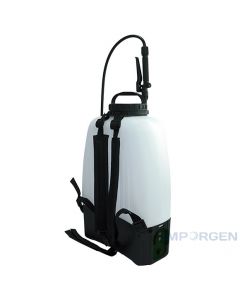 Pulverizador de mochila Eléctrico 16 Litros, seguro y altamente eficiente. Batería recargable de Litio de 12V. Puede utilizarse para el cuidado del jardín, huertos, huertos de frutas e invernaderos. 