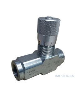 Valvula Reguladora de Flujo 90° 3/4" Check Valve