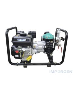 Grupo Motopulverizador Far-30. Equipo compuesto de un motor 5,5 hp 4 tiempos y una bomba 30 L/Min. Ideal para fumigar, desinfectar y sanitizar. Unidad transportable. Incluye accesorios de conexion. 